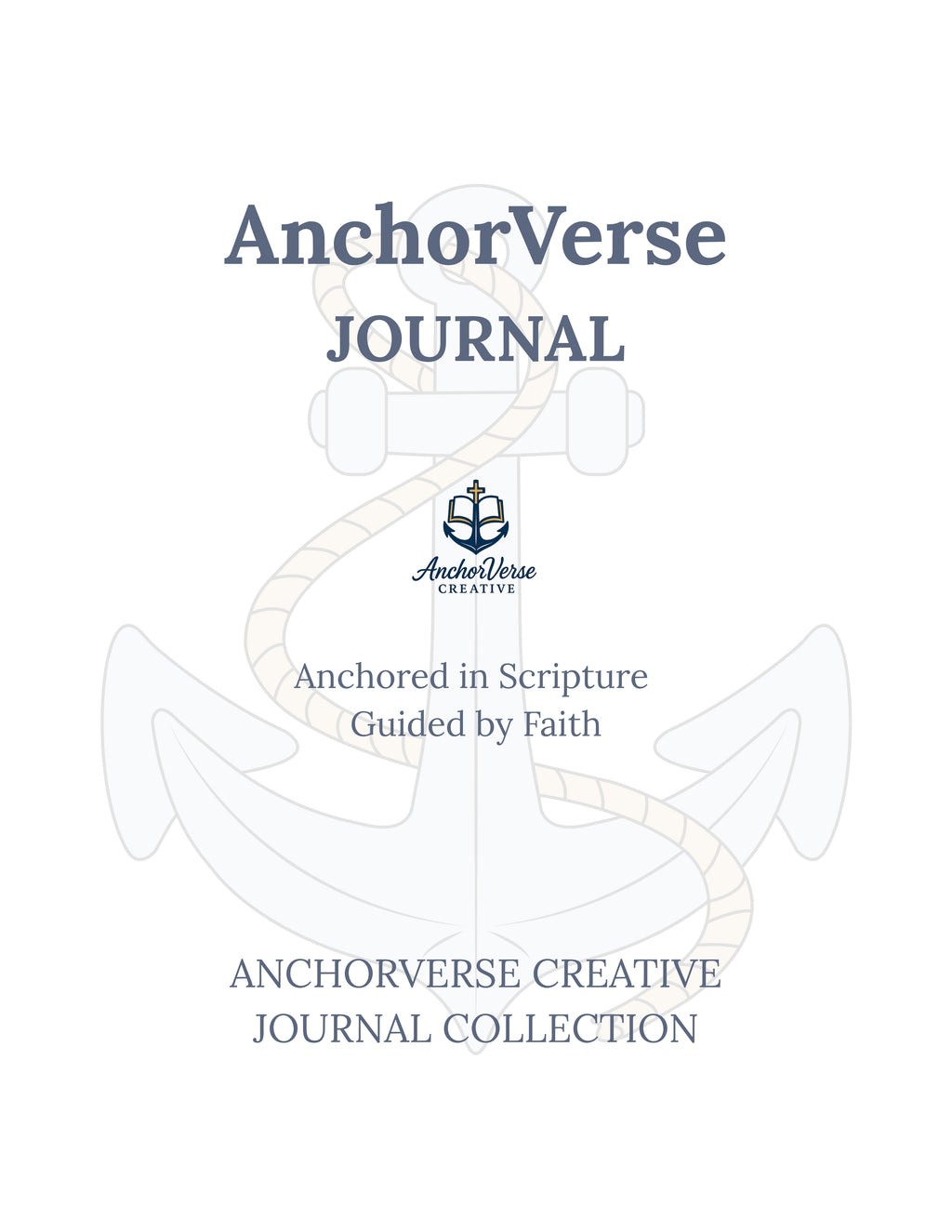 AnchorVerse Journal