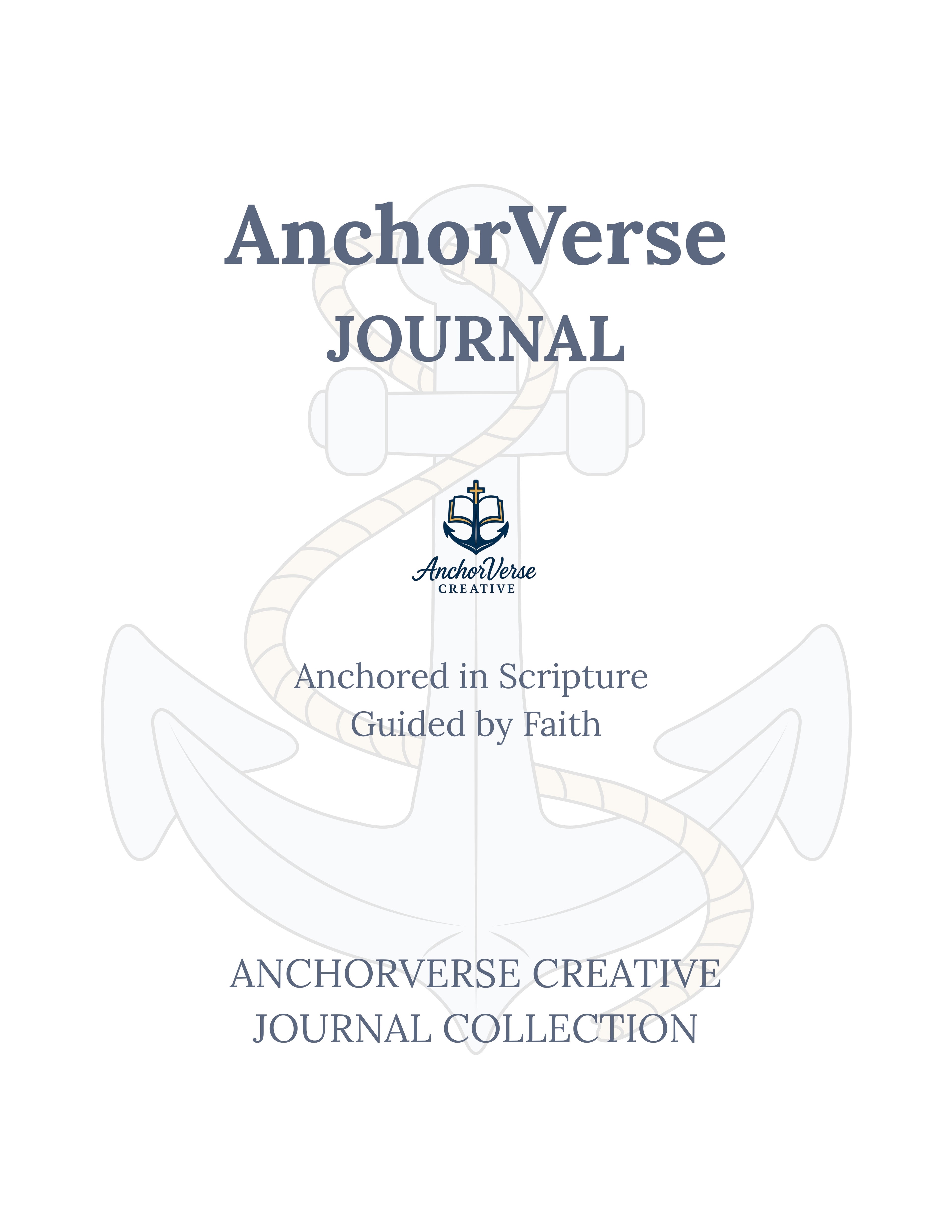 AnchorVerse Journal